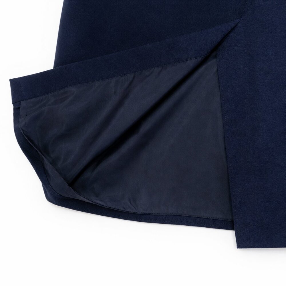 Vintage NWT Alia Navy Fully Lined Pencil Midi Skirt Size 10 Made in Canada - Picture 5 of 9